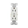 Eaton Wiring 15 Amp 3-Wire Commercial Duplex Receptacle, White