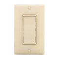 Eaton Wiring 15 Amp Single Pole Decorator Rocker Switch, Ivory