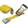 Bell Link 2 in. x 27 ft. Heavy Duty Ratchet Tie-Down with Flat Hook