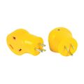 Camco 2093367 15A Male to 30A Female 90-Degree Electrical Adapter