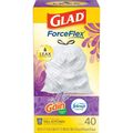 Glad 13 gal. Lavender Drawstring Trash Bag