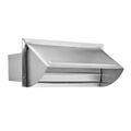 Lambro Industries 3-1/4 in. x 10 in. Aluminum Wall Cap with Damper