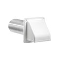 Lambro Industries 3 in. Plastic Dryer Vent Hood