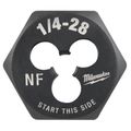 Milwaukee 1/4 in.-28 NF Hex Threading Die