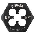 Milwaukee 0327643 5/16-24 NF Hex Threading Die