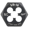 Milwaukee 3/8 in.-16 NC Hex Threading Die