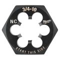 Milwaukee 3/4 in.-10 NC Hex Threading Die