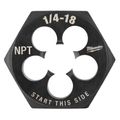 Milwaukee 1/4 in. - 18 NPT Hex Threading Die