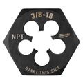 Milwaukee 0327825 3/8 in. - 18 NPT Hex Threading Die