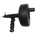 ProSource 1/4 in. x 15 ft. Black Drain Drum Auger