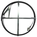 ProSource 3/4 in. x 50 ft. Flat Sewer Rod with Holder