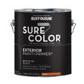 Rust-Oleum Sure Color 1 gal. Flat Black Exterior Paint and Primer