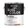Rust-Oleum Sure Color 7549926 Flat White Exterior Paint and Primer, 1 gal.