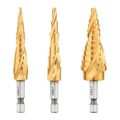 DEWALT 3-Piece Titanium Nitride Step Drill Bit Set