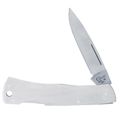 Case 2-1/4 in. Brushed Stainless Steel Executive Lockback Pocket Knife