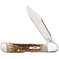Case Peach Seed Jigged Mini CopperLock Folding Pocket Knife