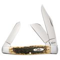 Case Peach Seed Jigged Large Stockman Folding Pocket Knife