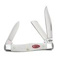 Case White Synthetic Sparxx Jigged Medium Stockman Pocket Knife