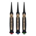 Amax Inc 3-Piece High Carbon Steel Nail Set Kit