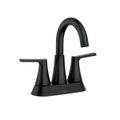 Moen Mikah 4 in. Centerset 2-Handle Bathroom Faucet, Matte Black