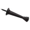 National Hardware 2-29/32 in. Matte Black Square Rigid Door Stop
