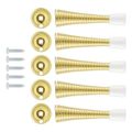 National Hardware 3-1/8 in. Brass Spring Door Stop