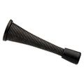 National Hardware 3-1/8 in. Matte Black Spring Door Stop
