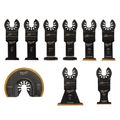 Milwaukee 7995202 9-Piece Oscillating Multi-Tool Blade Kit