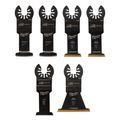 Milwaukee 7995194 6-Piece Multi-Tool Blade Kit