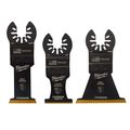 Milwaukee 7995178 3-Piece Oscillating Multi-Tool Blade Variety Pack