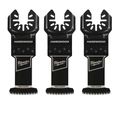 Milwaukee 7995319 1-3/8 in. Hardwood Oscillating Tool Blade, 3-Pack