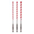 Milwaukee Shockwave 3-Piece Carbide Hammer Drill Bit Kit