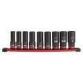 Milwaukee 1390442 1/2 in. Drive SAE Deep Socket Set