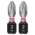 Milwaukee 1 in. #2 Phillips Insert Bit, 15-Piece