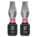 Milwaukee 1 in. #2 Square Insert Bit, 5-Piece