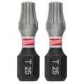 Milwaukee 1 in. T25 SHOCKWAVE Impact Insert Bit, 15-Piece
