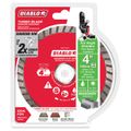 Diablo 4 in. Diamond Turbo Cut-Off Disc