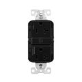 Eaton 20 Amp 125 Volt Tamper-Resistant Self-Test GFCI Receptacle, Black