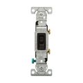 Eaton Wiring Devices 15 A 120 V Single Pole Toggle Switch, Black