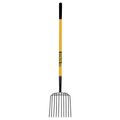 Truper&reg; 35178 10-Tine Manure/Ensilage Fork W/ 50 Fiberglass Handle
