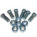 7/16" x 1-1/4" Clipped Head Plow Bolts and Nuts