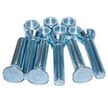 Plow Bolts with Nuts, 1/2 x 2-1/2 In., 6 Per Bag