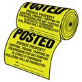 Posted Property Signs, 100 Per Roll