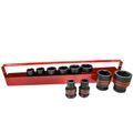 10 Piece 1/2 Inch Drive SAE Impact Socket Set