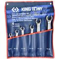 King Tony 1306MR 6 Piece Metric Flare Nut Wrench Set 8-22