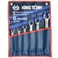 King Tony 1306SR 6 Piece SAE Flare Nut Wrench Set 5/16-7/8