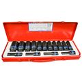 15 PC 1/2 Drive Deep Impact Socket Set
