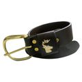 Buck Head Leather Belt, 44 Inches