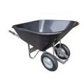 Standard Duty Wheelbarrow, Double Wheels, 10 Cu. Ft.