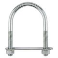U Bolt, 1/2" X 3" W x 5-1/2" L